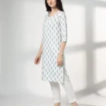 Women Paisley Print Straight Kurta